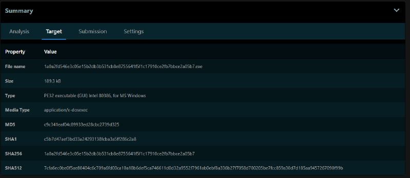 Cuckoo3 Summary Target