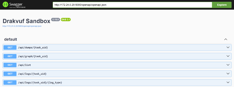 Drakvuf API Docs