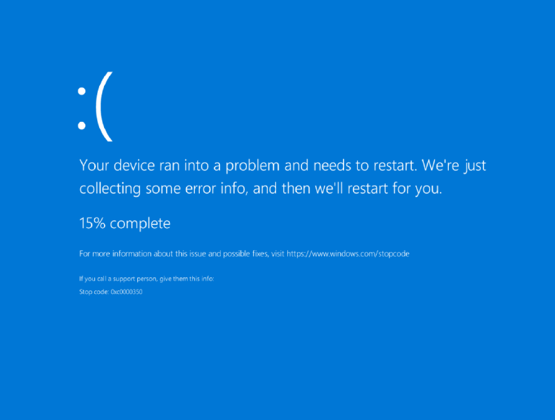 Drakvuf Ransomware.Petya - BSOD (cont.)