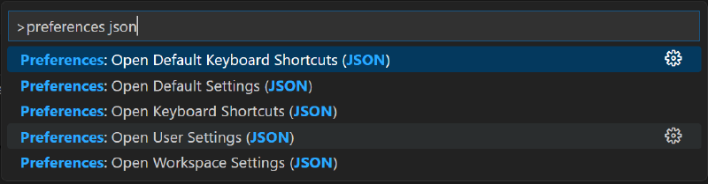 VS Code Settings